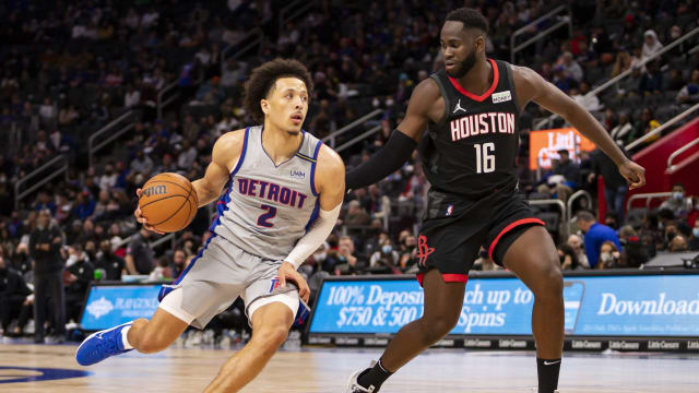 Usnan Garuba, Houston Rockets, Cade Cunningham, Detroit Pistons